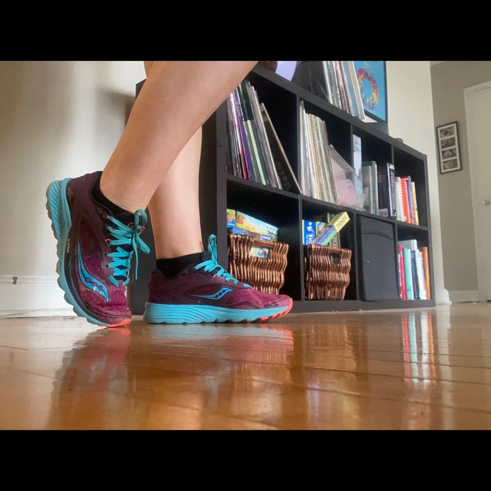 Women’s Saucony running shoe